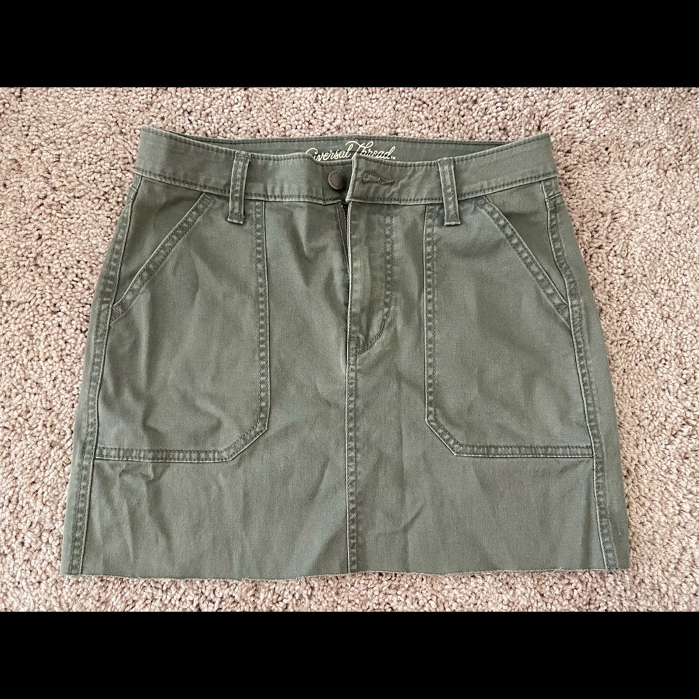 Universal Threat Army Green Skirt